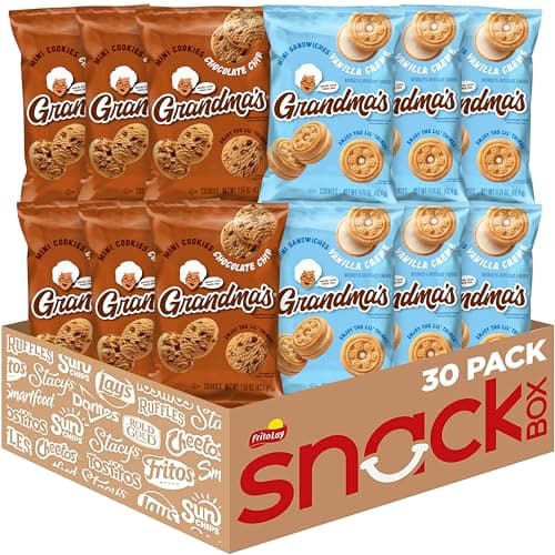 Grandma's Cookies, Mini Cookies Variety Pack, (Pack of 30) - Image 1