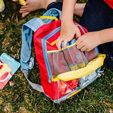 Melissa & Doug PAW Patrol Pup Pack Backpack, Adventure-Ready PAW Patrol Toys for Kids with Whistle, Binoculars, & Mission Cards, Preschool Toys for Girls & Boys Ages 3+ - Image 2