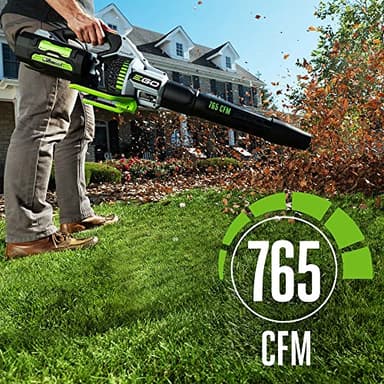 EGO Power+ LB7654 56-Volt 765 CFM Brushless Cordless Leaf Blower, 5.0Ah Battery, 320W Charger Included Plus Extra BA1400T 2.5Ah Battery - Image 3