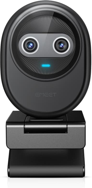 EMEET Piko 4K Webcam for Streaming, World’s 1st Dual-Camera AI-Powered 4K Camera w/AI Autofocus, 3 Mics Array&3 Sound Modes, USB Webcam with Clip, Great for Streaming, Desk Setup - Image 2