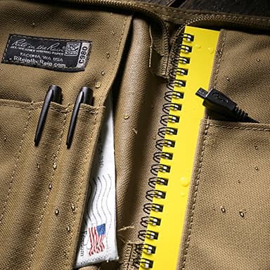 Rite in the Rain Weatherproof Cordura Fabric Notebook Cover, 5.5" x 8.5", Tan Cover (No. C980) - Image 9