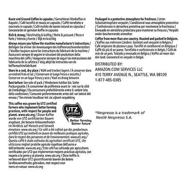 Amazon Brand - Solimo Ristretto Capsules, Dark Roast, Compatible with Original Brewers, Pack of 1x50 Capsule (50 count) - Image 2