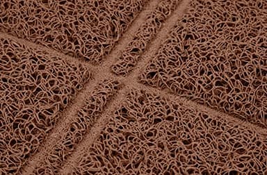 Amazon Basics Less-Mess Cat Litter Box Mat, 24" x 35", Unscented, Brown - Image 3