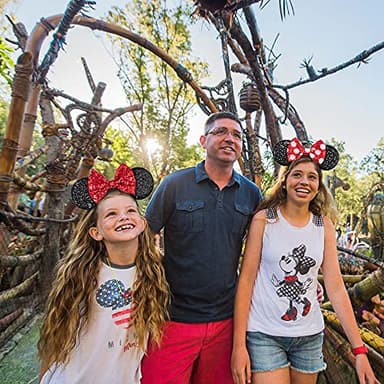 FANYITY Mouse Costume Ears,2 Pcs Mouse Ears Headbands for Girls & Women Party,Size Free (HEBD+ZE) - Image 7