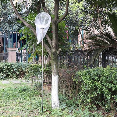 RESTCLOUD Insect and Butterfly Net with 12" Ring, 24" Net Depth, Handle Extends to 59 Inches for Adults and Kids (12" Ring, 59" Handle) - Image 2