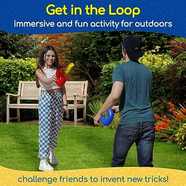 pindaloo Original Skill Game Toy with 2 Balls- Gifts for Kids and Adults Indoor & Outdoor Games, Ball Toys for Boys, Girls, & Teens - Gift Ideas, Fun Stuff, Develops Motor & Juggling Skills -Blue - Image 2