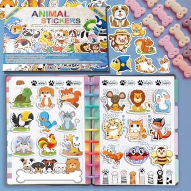 300 PCS Water Bottle Stickers for Kids,Waterproof Vinyl Animal Stickers for Kids,Skateboard,Laptop Stickers for Girls Boys Classroom Prizes - Image 3