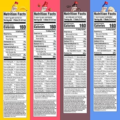 Premier Protein Shakes, 8 Flavor Variety Pack, 30g Protein, 1g Sugar, 24 Vitamins & Minerals, Nutrients to Support Immune Health 11.5 Fl Oz (8 Pack) - Image 4