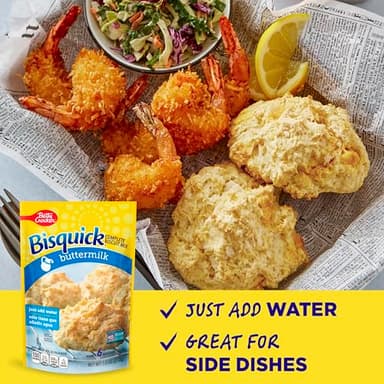 Betty Crocker Bisquick Complete Buttermilk Biscuit Mix, Just Add Water, 7.5 oz. (Pack of 9) - Image 5