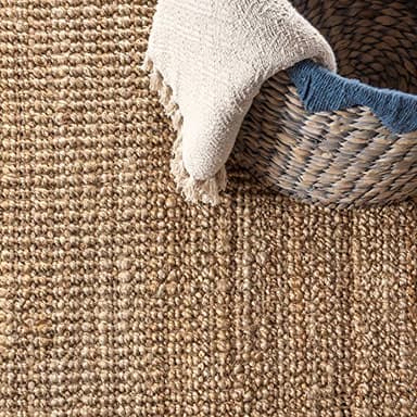 JONATHAN Y Pata Hand Woven Chunky Jute Natural Indoor Area Rug, 8x10, Bohemian, Rustic, Cottage, Easy-Cleaning for Living Room, Bedroom, Kitchen, Non-Shedding (NRF102A-8) - Image 7