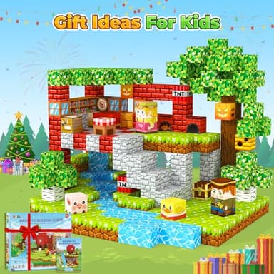 ORZbb Magnetic Blocks Kids Games Building Toys for 3 4 5 6 7 8 9 10 11 12 Year Old Boys Girls, Magnetic Tiles Cubes STEM Sensory Toys for Toddler Travel Party Christmas Birthday Gifts - Image 2