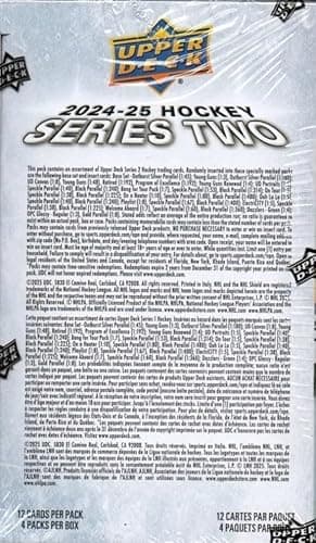 2024 2025 Upper Deck Hockey 2nd Series Blaster Box of Packs with Chance for Macklin Celebrini and Matvei Michkov Young Guns Rookie Cards and a Green Dazzlers Insert Card Plus - Image 9