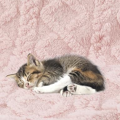 Aganear Baby Blanket - Fuzzy Super Soft Cozy Warm Fleece Blanket for Boys & Girls, Lightweight Breathable Plush Blanket for Baby Showers & Sleeping (Pink, 30" 40") - Image 3