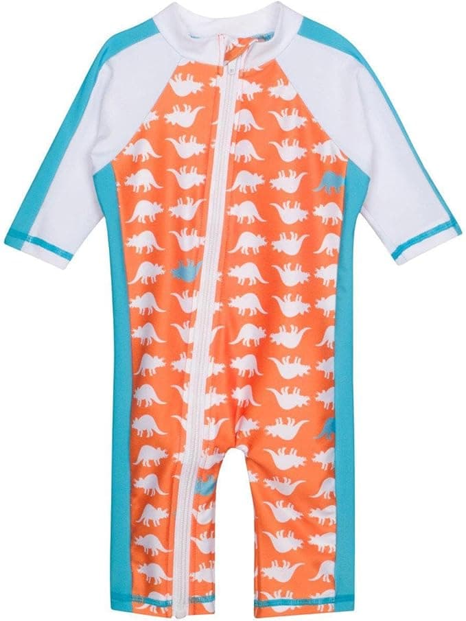 SwimZip Boys' Long-Sleeve UPF 50+ Swimsuit for Baby, Toddler, & Little Boys - Image 1