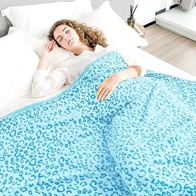 ZHIKU Warm Blanket Throw Soft Fleece Blankets Throw Blanket Lightweight 40"x50" - Image 4