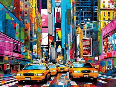 Ceaco - Colorful NYC - 500 Piece Jigsaw Puzzle - Image 2