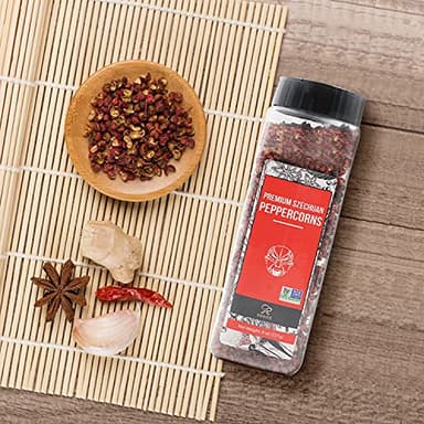 Soeos Sichuan Peppercorns, 8oz(227g), Authentic Szechuan Red Peppercorn, Numbing and Tingle Effect, Less Seeds, Strong Flavor, Essential for Mapo Tofu, Kung Pao Chicken and Asine Cusine - Image 8