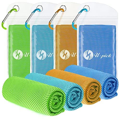 U-pick Cooling Towels (40"x12"), Cooling Towel for Neck and Face, Soft Breathable Chill Ice Towel, Stay Cool Sweat Rags for Gym, Yoga, Workout, Exercise, Sport, Beach, Camping, Cruise - Image 1