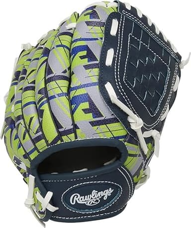 Rawlings | REMIX T-Ball & Youth Baseball Glove | Right Hand Throw | 9" | Green - Image 4