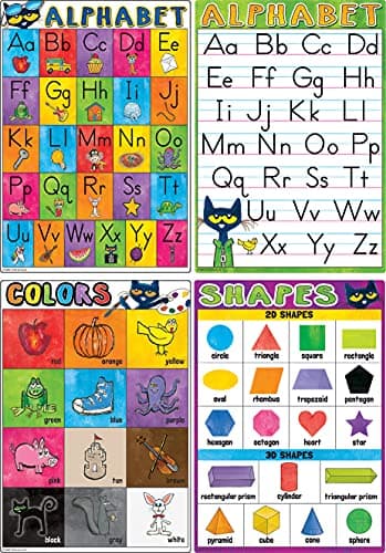 Teacher Created Resources Pete The Cat® Early Learning Small Poster Pack (EP62002), 11.00" x 15.00" - Image 2