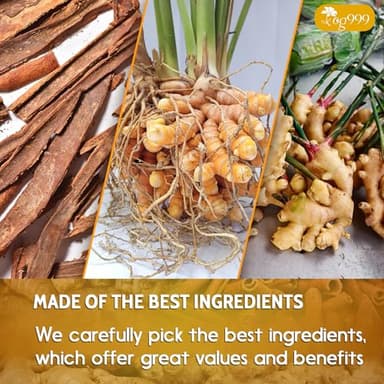 120 Bags Premium Turmeric Ginger Cinnamon Tea, Improve Digestion, Support Brain, Weight, Skin and Sleep, Eco-Conscious Tea Bags and Premium Natural Ingredients. Turmeric Ginger Herbal Tea. No Sugar, No Caffeine, No Gluten, Vegan. - Image 6