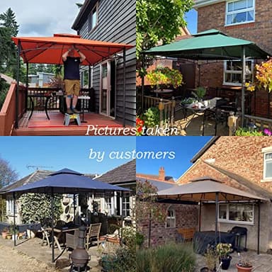ABCCANOPY Gazebos for Patios 10x12 - Outdoor Steel Frame Gazebo for Lawn Backyard Garden Deck (Dark Gray) - Image 9