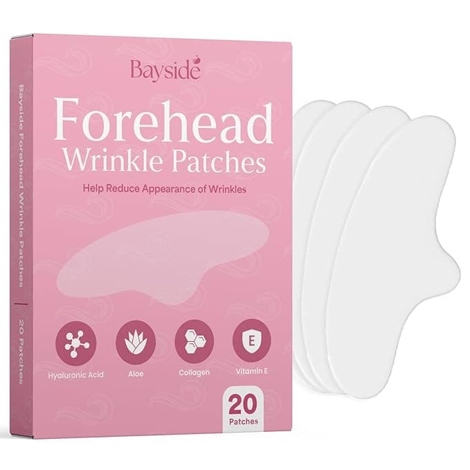 Forehead Wrinkle Patches | Anti-Wrinkle Facial Patches for Fine Lines | Overnight Wrinkle Filler & Deep Line Treatment | Disposable Face Tape for a Youthful, Firmer, and Smoother Appearance | 20 Count - Image 1