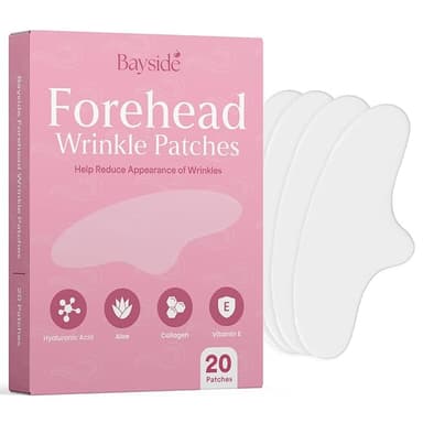 Forehead Wrinkle Patches | Anti-Wrinkle Facial Patches for Fine Lines | Overnight Wrinkle Filler & Deep Line Treatment | Disposable Face Tape for a Youthful, Firmer, and Smoother Appearance | 20 Count - Image 1