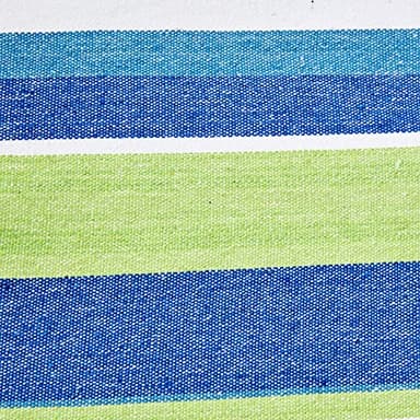 Amazon Basics Double Hammock with 9-Foot Space Saving Steel Stand and Carrying Case, 450 lb Capacity, Oasis Stripe, 110 x 47 x 43 inches - Image 6