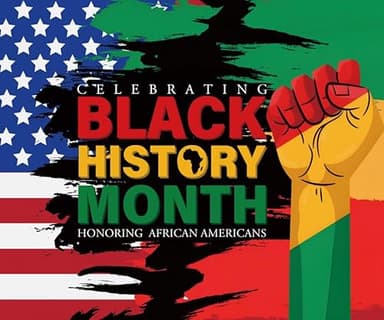 Canessioa Black History Month Backdrop Honoring African American Juneteenth African Black History Stars and Stripes American Famous People Party Decorations Banner 10x8ft - Image 4