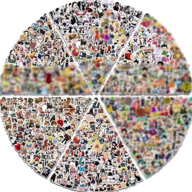 Arme Large Anime Stickers Mixed Pack,600Pcs Mixed with Classic Anime Theme Sticker Pack,Vinyl Waterproof Stickers and Decals for Bottles, Laptops, Skateboards&Notebooks, Sticker for Adults&Kids&Teens - Image 1