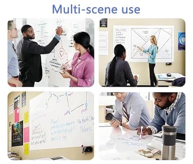 Babenoun Magnetic Whiteboard Contact Paper, 36" x 48" Stick on Magnetic Dry Erase White Board Sticker on Wall, Easy to Write for Kids Drawing, School, Office, Kitchen Fridge - Image 6