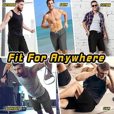 Srnede Mens Swim Trunks Swimming Trunks Swim Shorts Quick Dry 11 Inch with Mesh Lining Funny Swimwear Bathing Suits - Image 6