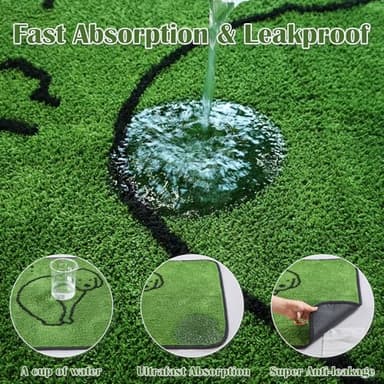 Qeils Reusable Puppy Pads, Washable Pee Pads for Dogs 4 Pack Durable Absorbent Leakproof Dog Training Pads for Home or Travel, Non-Slip Wee Wee Pads Potty Pads 30"x34" - Image 3