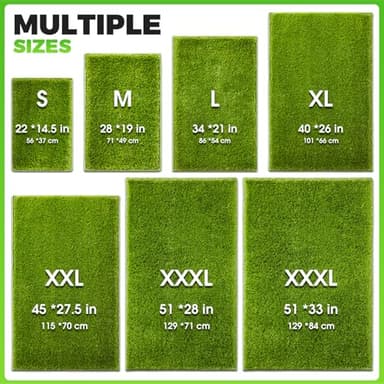 Hompet Artificial Grass for Dogs, 34"x21", Professional Dog Grass Mat, Easy to Clean with Drainage Holes, Potty Training Pad and Replacement Fake Grass Turf, Outdoor Rug Patio Lawn Decoration - Image 6