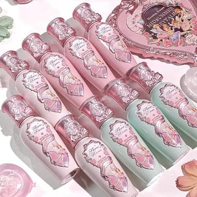 Flower Knows Midsummer Fairytales Coating Lip Lacquer,Glowy Non-Fading Lip Gloss,Hydrating Tinted Lip Oil for Girls&Women,Vegan & Cruelty Free,0.17Fl Oz(G09 Dream Voyager) - Image 7