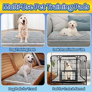 Dogcator Charcoal Dog Training Pads 100 Count, 22"x22" Puppy Pee Pads for Small Dogs, Activated Carbon Dog Pee Pads, Disposable Puppy Pads Pet Training Pads - Image 5