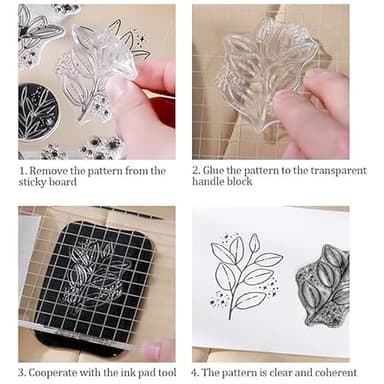 2025 Stamps and Dies,Easter Stamps for Card Making for DIY Various Festivals Album Scrapbooking Spring Birthdays Greeting Card (0859) - Image 3