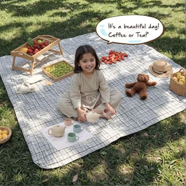 Ginbear Silicone Play Kitchen Tea Set with Washable Cloth Napkin for Toddlers & Kids 1-3, Non-Toxic Unbreakable Baby Bath Toys for Children 12 Months+ (Beige, Blue, Green, Rosy) - Image 7