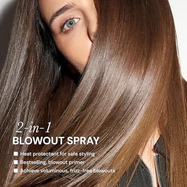 L'ANGE HAIR Glass Hair Thermal Blowout Primer | Heat Protectant Spray for Frizz Control & Shine | Blow Dry Support Styling Mist | For All Hair Types | 5 fl oz - Image 6