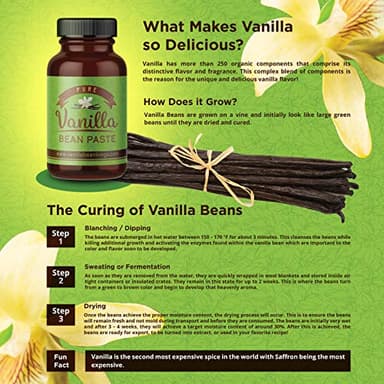 Vanilla Bean Paste for Baking and Cooking - Gourmet Madagascar Bourbon Blend made with Real Vanilla Seeds - 4 Ounces - Image 8