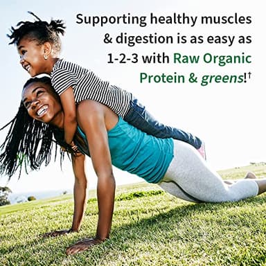 Garden of Life Raw Organic Protein & Greens, Chocolate Cacao, 1 lb 5.51 oz (610 g) - Image 2