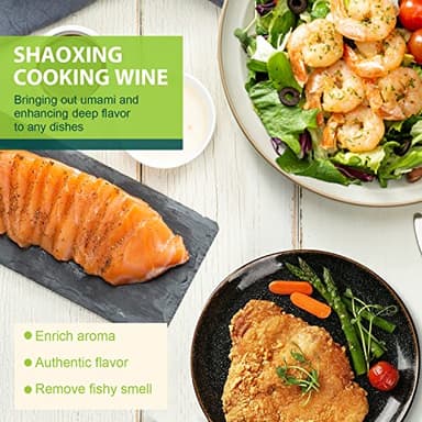 Soeos Shaoxing Wine, Shaoxing Rice Wine, Chinese Cooking Wine, Rice Cooking Wine, Shaoxing Wine Chinese Cooking Wine, Shao Hsing Rice Wine, 21.64 fl oz (640ml),1 Pack, Regular Cooking Wine - Image 4