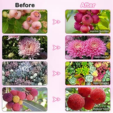 Grow Lights for Indoor Plants, Six Head Plant Light with Full Spectrum, LED Grow Lamps for Seed Starting with Adjustable Gooseneck, Suitable for Flowers Vegetables - Image 3