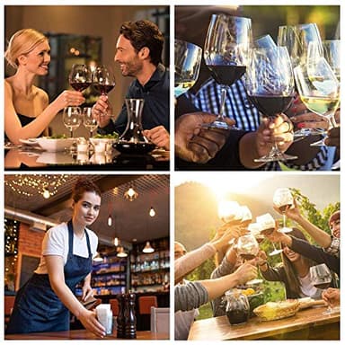 COKUNST Electric Wine Opener, Battery Operated Wine Bottle Openers with Foil Cutter, One-click Button Corkscrew Remover for Home Kitchen Party Wedding - Image 6