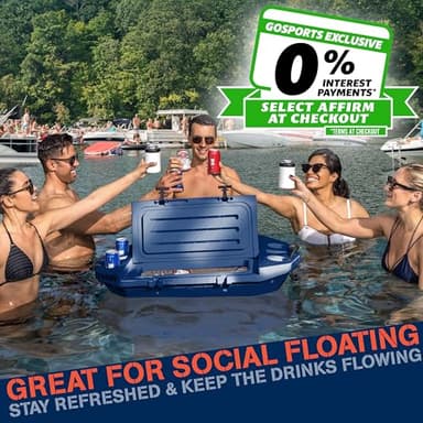 Cuddy Floating Cooler and Dry Storage Vessel – 40QT – Amphibious Hard Shell Design - Multiple Color Options - Image 2