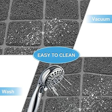 Niubya Premium Cat Litter Mat, Litter Box Mat with Non-slip and Waterproof Backing, Litter Trapping Mat Soft on Kitty Paws and Easy to Clean, Cat Mat Traps Litter from Box - Image 6