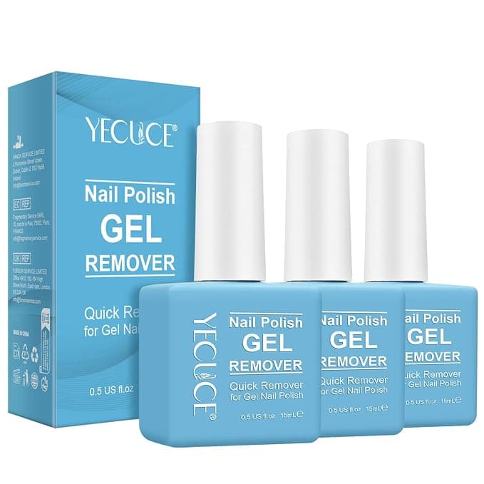 Gel Polish Remover for Nails (3Pack), Nail Polish Remover Tools Quick & Easy Remove Gel Polishs in 3-5 Minutes at Home, Don't Hurt Nails - Image 1
