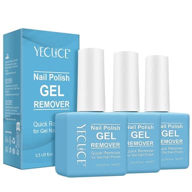 Gel Polish Remover for Nails (3Pack), Nail Polish Remover Tools Quick & Easy Remove Gel Polishs in 3-5 Minutes at Home, Don't Hurt Nails - Image 1