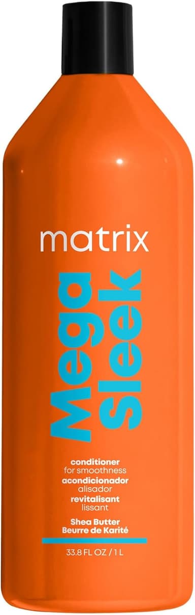 Matrix Mega Sleek Conditioner - Smoothing and Detangling, For Dry, Damaged & Frizzy Hair, Salon Professional Conditioner, With Shea Butter, Vegan - Image 2